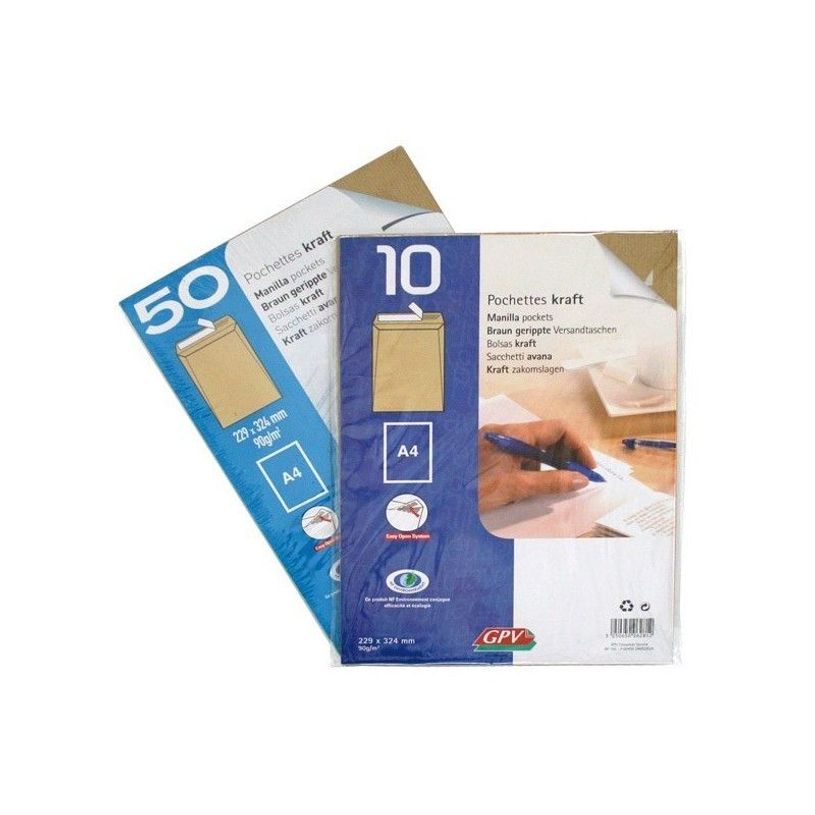 7572260744107-GPV - Sac d'expédition - commercial - 229 x 324 mm - carré - auto-adhésif (peler et sce-P_300046810_1-0