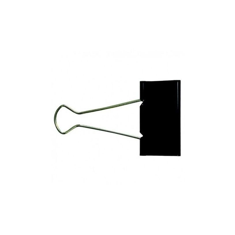 8413623024544-KORES - Foldback clip - 51 mm - métal - noir - pack de 12-P_300046813_1-0