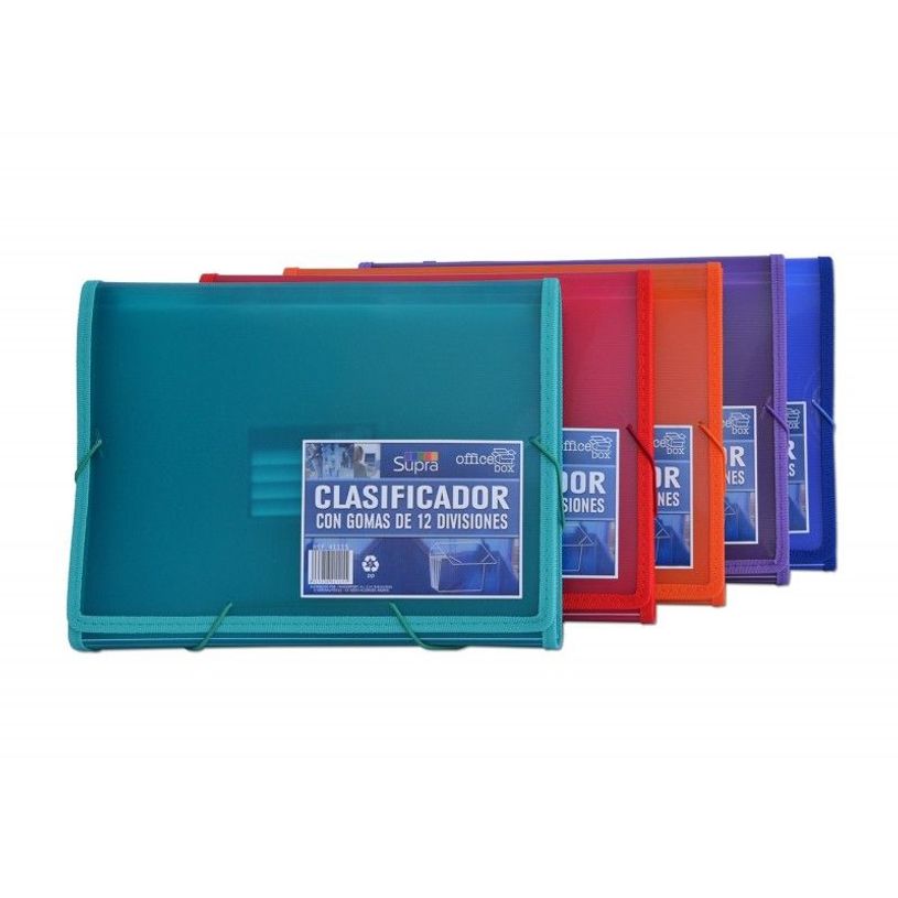 8435258411155-Fraga Import Supra - Pochette - extensible - 12 positions - largeur de dos : 30 mm - pour A4 Plus - 