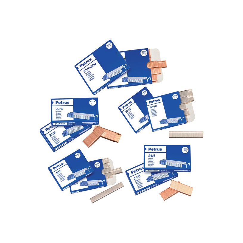 8411772236009-Petrus 200 - Agrafes - 23/6 - 6 mm - pack de 1000-P_300047123_3-2