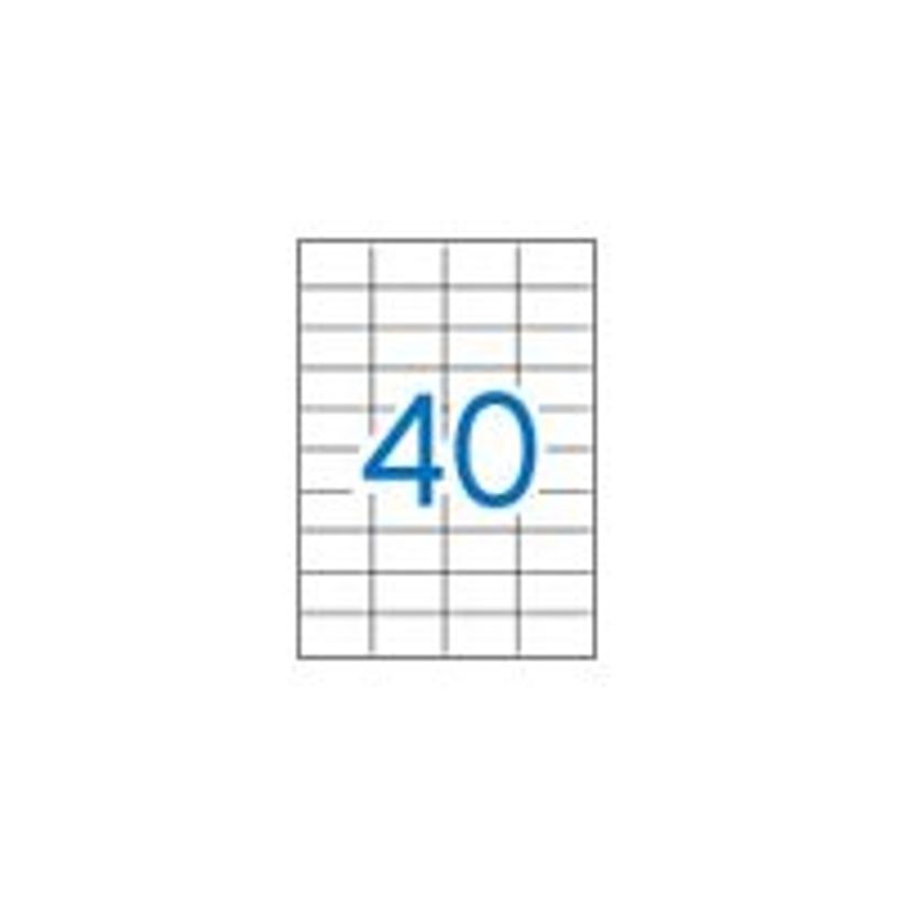 8410782012863-APLI PAPER - Auto-adhésif - blanc - 29.7 x 52.5 mm 4000 unités (100 feuille(s) x 40) ét-P_300048358_1-0