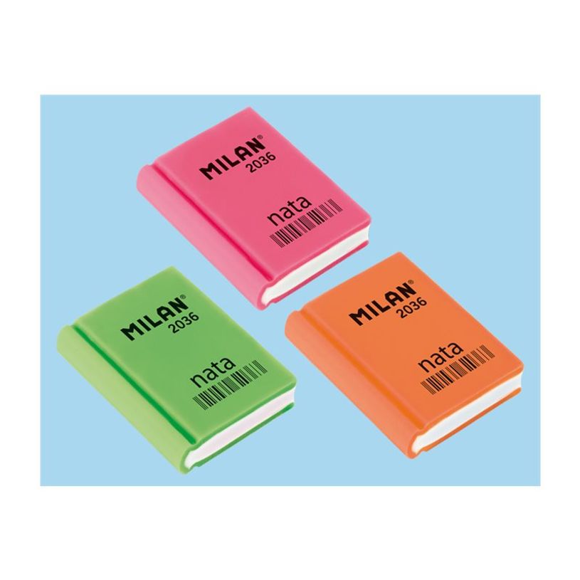 8414034620363-Milan goma 2036 con forma de libro, colores surtidos-P_300048669_3-5