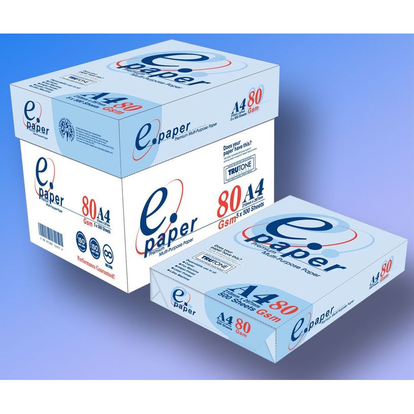 48991389134014-e-paper - Papier blanc - A4 (210 x 297 mm) - 80 g/m² - 2500 feuilles (carton de 5 ramett-P_300048956_1-0