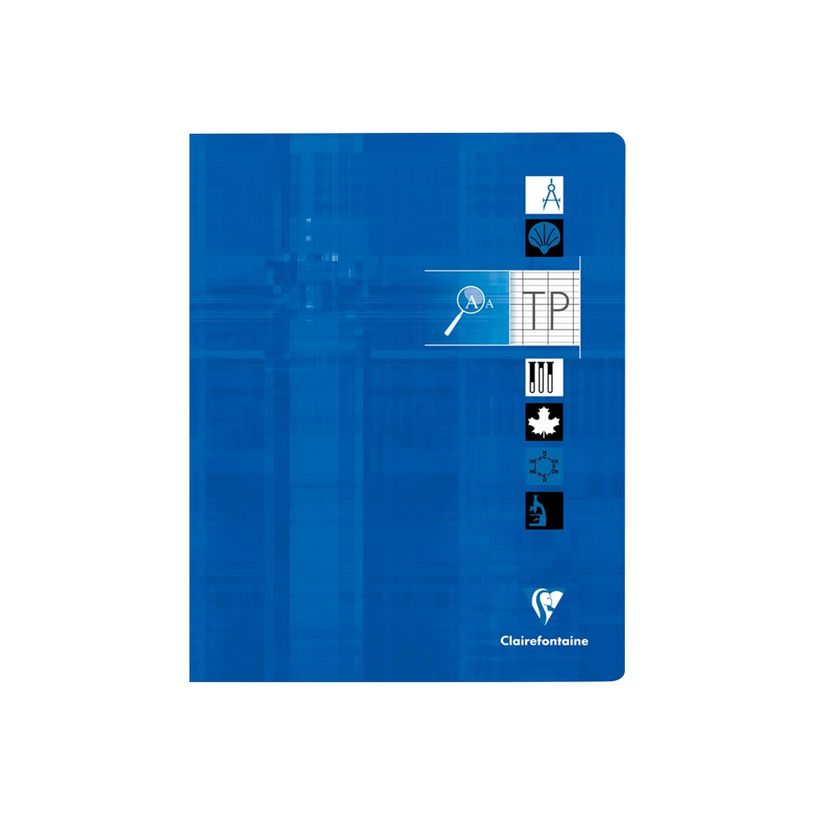 3329680372762-Clairefontaine Metric - Cahier de travaux pratiques (TP) pour déficients visuels - 17 x 22 cm - 64 pages - Grands carreaux noirs agrandis - Dis-P_300049388_1-0