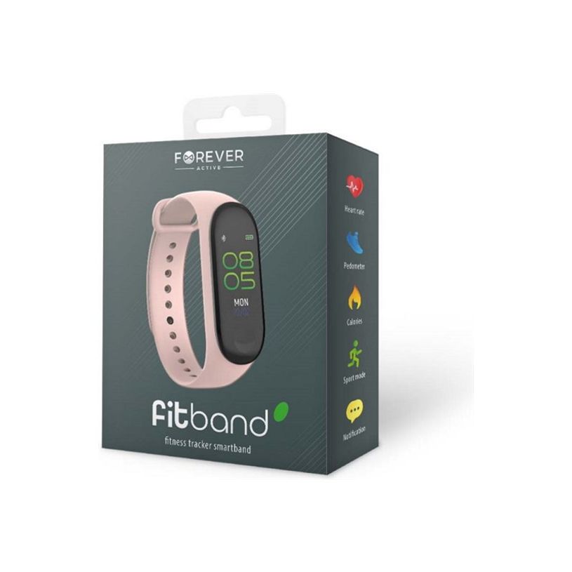 5900495908346-Forever Fitband - Montre connectée avec fréquence cardiaque - rose-P_300049682_6-5
