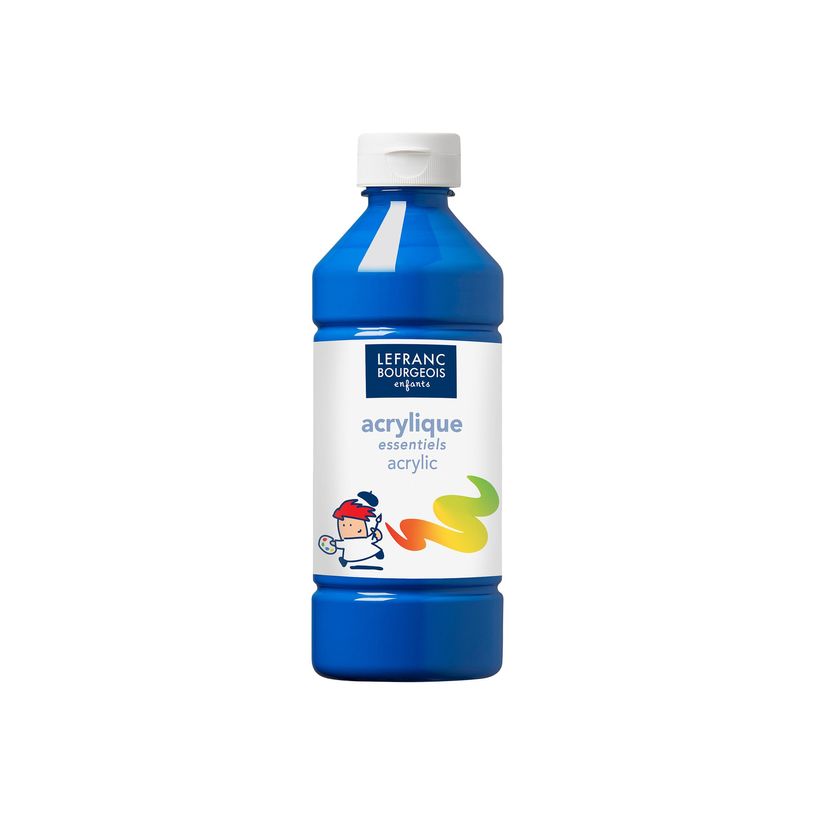 3013641885315-Lefranc Bourgeois Enfants - peinture - peinture acrylique - bleu primaire - 500 ml-P_300049688_1-0