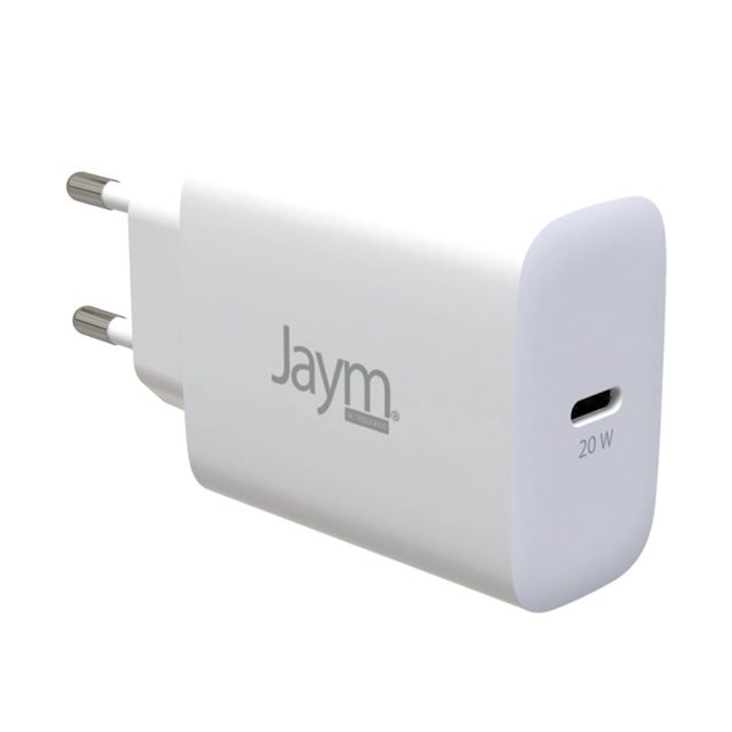 3701263511766-JAYM - Chargeur secteur - charge rapide - 1 USB - blanc-P_300051115_3-0