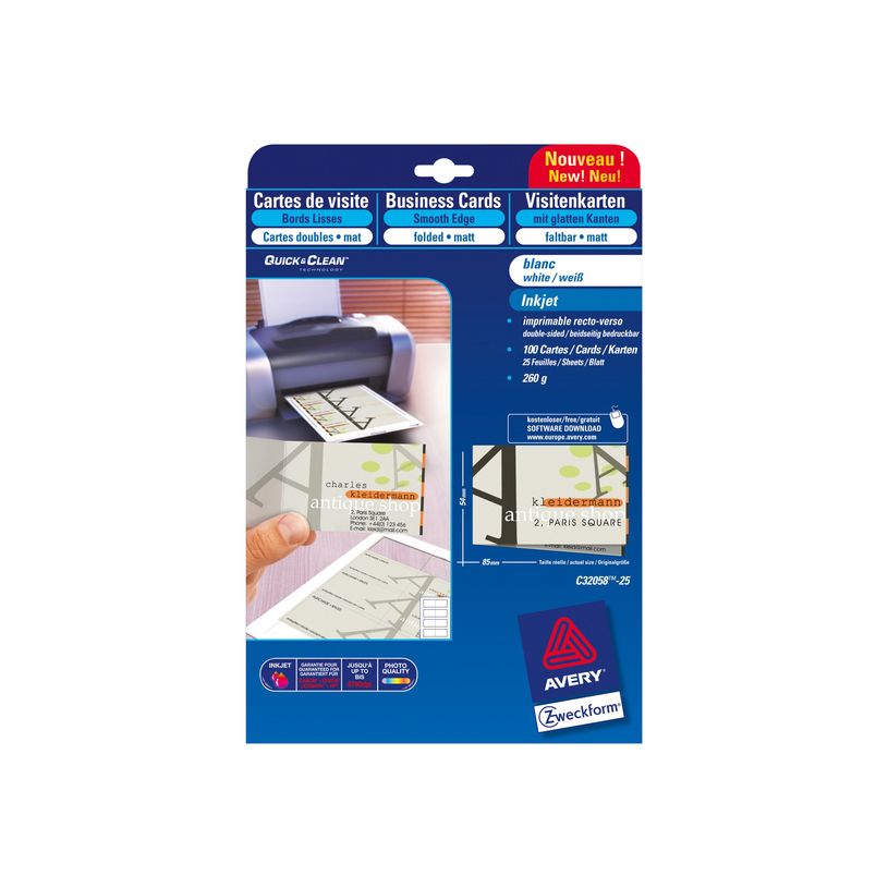 4004182032749-Avery Quick&Clean - 100 cartes de visite pliées - 54 x 84 mm-P_300051210_1-0