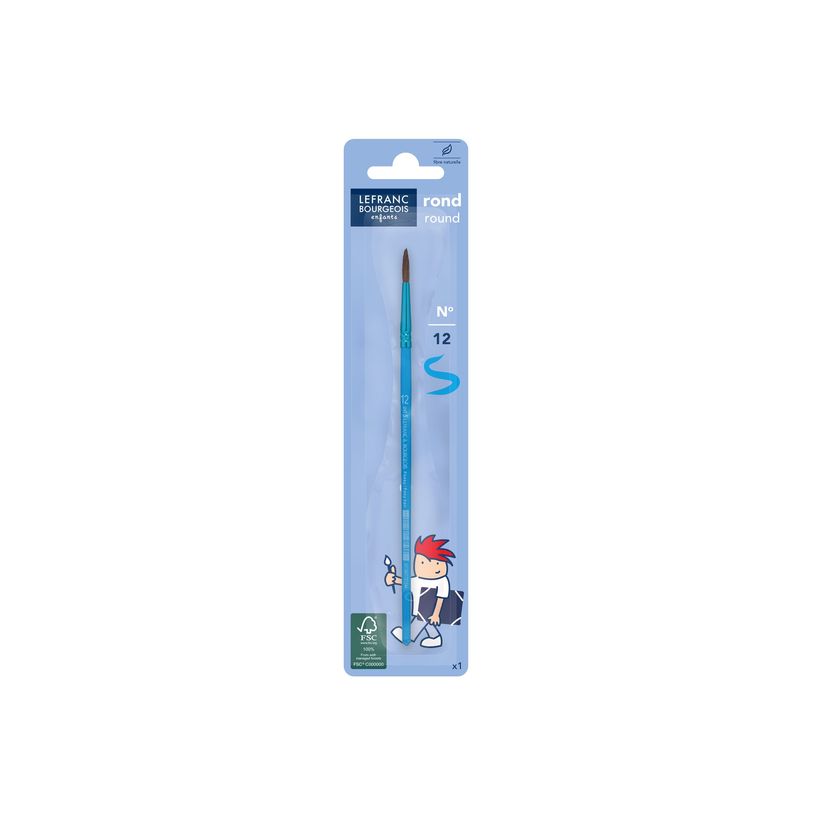 3013648074163-Lefranc Bourgeois Enfants - Pinceau - rond - taille : 12-P_300051215_1-0
