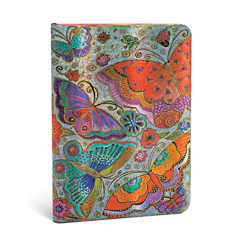 9781439722374-Paperblanks - Carnet a couverture rigide papillons - midi - ligne - 176 p-P_300051574_2-0