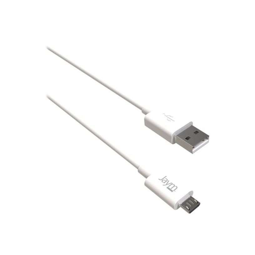 3701263503365-JAYM - Câble USB vers Micro-USB - 2 m - blanc-P_300051700_3-0