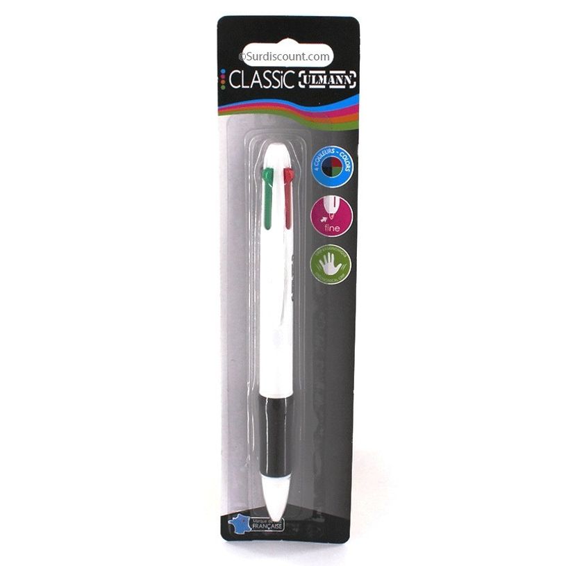 3035266502422-Ulmann - Stylo à bille 4 couleurs-P_300051732_1-0