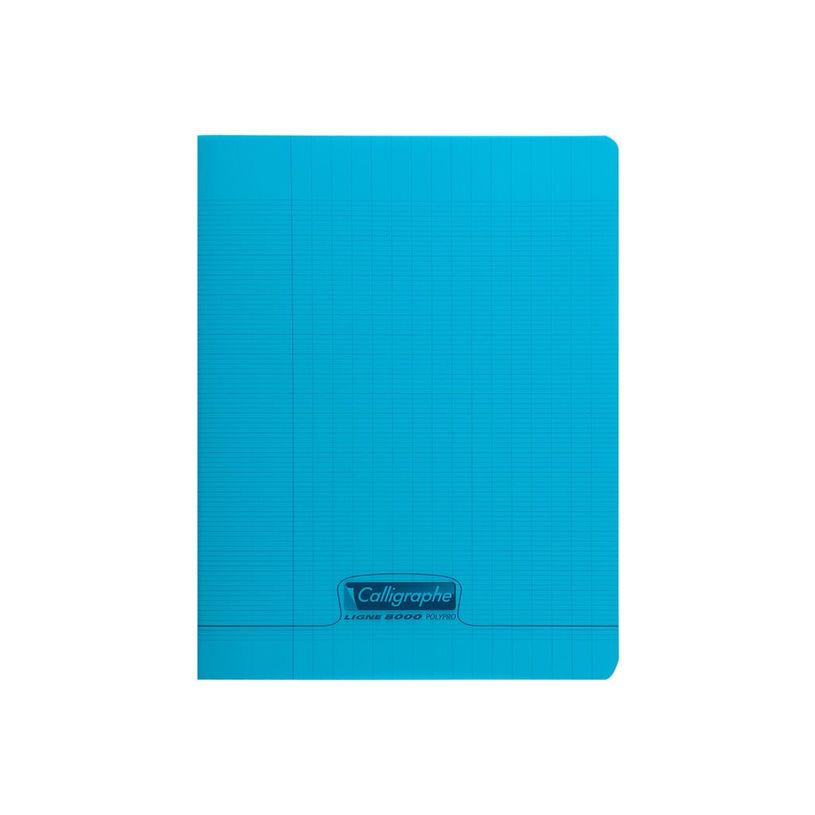 3210330181028-Calligraphe 8000 - Cahier polypro 17 x 22 cm - 48 pages - grands carreaux (seyès) - bleu-P_300051882_1-0