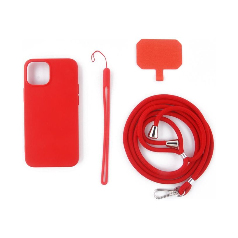 3701263520256-JAYM POP - Coque de protection + tour de cou pour iPhone 14 - rouge-P_300051946_2-4