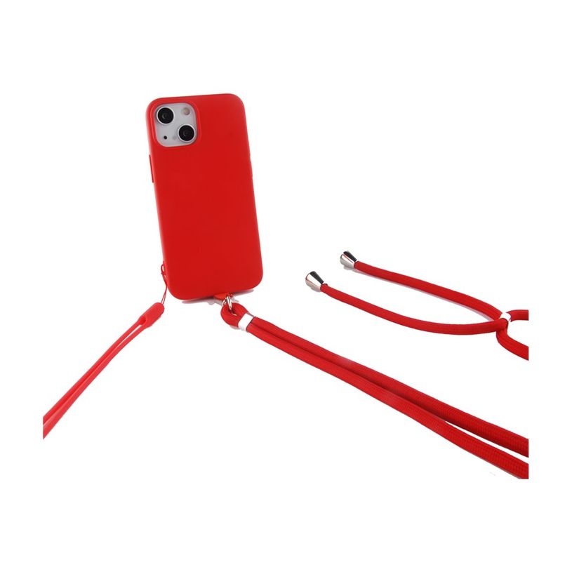 3701263520256-JAYM POP - Coque de protection + tour de cou pour iPhone 14 - rouge-P_300051946_5-3