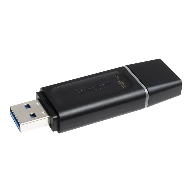 0740617309720-Kingston DataTraveler Exode - Clé USB 3.2 Gen 1 - 32 Go - blanc et noir-P_300052203_2-1
