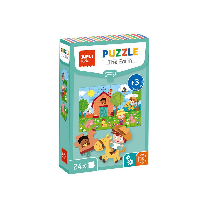 8410782187462-APLI kids - The Farm Puzzle - puzzle - 24 pièces-P_300052260_1-0
