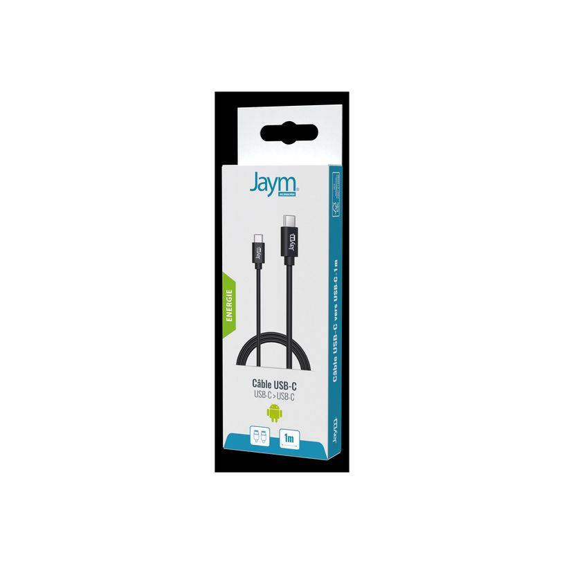 3701263511742-JAYM - Câble USB-C vers USB-C - 1 m - noir-P_300052337_3-1