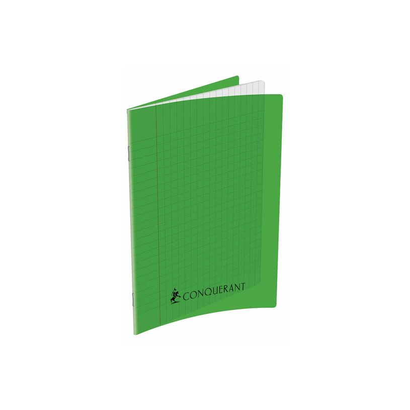 3210330183459-Calligraphe 8000 - Cahier polypro 17 x 22 cm - 192 pages - grands carreaux (seyès) - vert-P_300052375_2-1