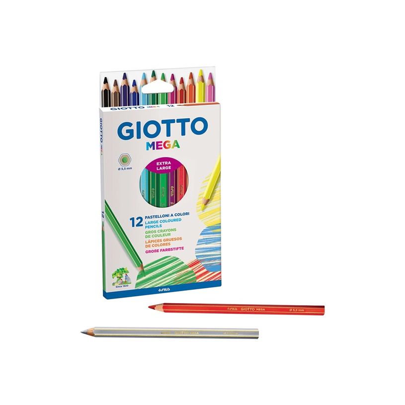 8000825225109-GIOTTO Mega - crayon de couleur - assortiment de couleurs vives (pack de 12)-P_300052818_1-0