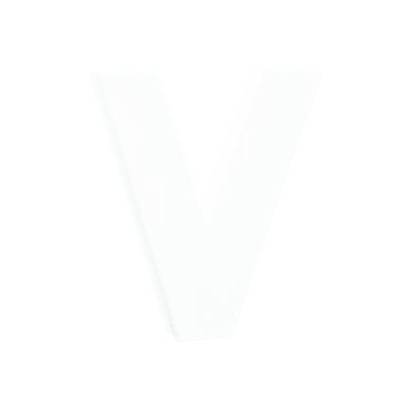 3609510007515-Décopatch - Lettre de décoration - V - petit - 12 cm - blanc - papier mâché-P_300052856_1-0