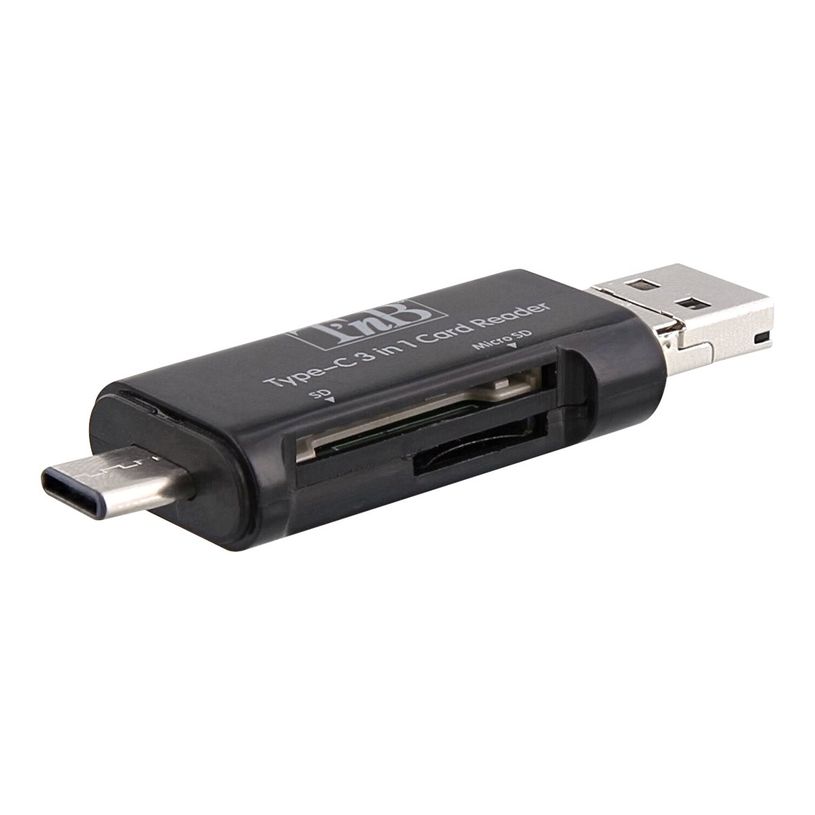 3303170084861-T'nB - Lecteur de carte - 3 en 1 (SD, micro SD) - micro USB 2.0/USB 2.0/USB-C-P_300053477_11-0