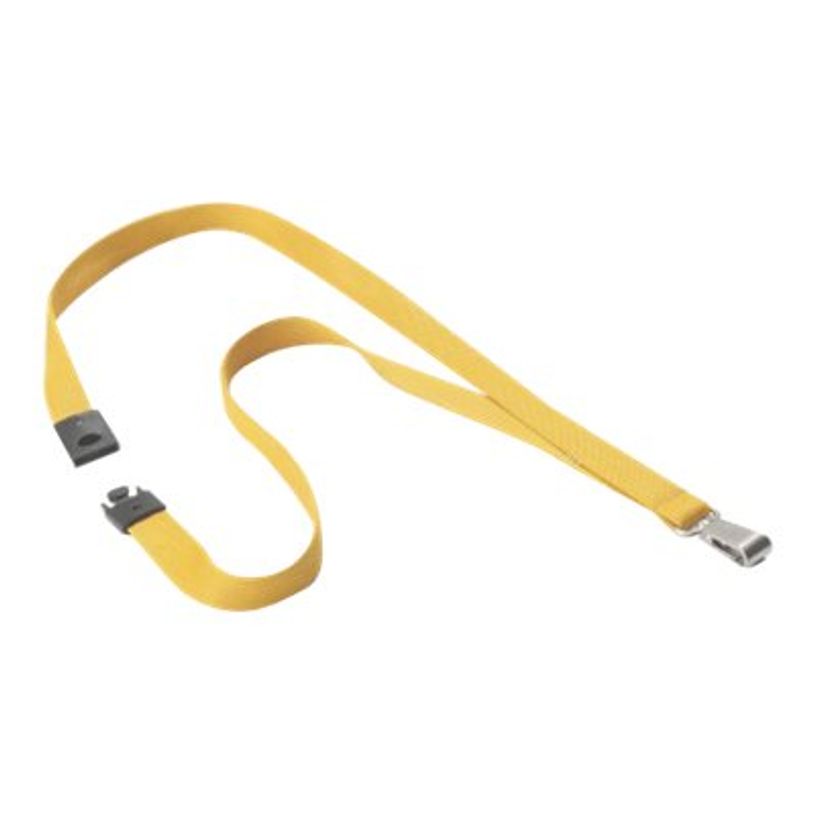 4005546808727-DURABLE SOFT COLOUR - 10 Lacets pour badge - 440 x 15 mm - jaune foncé-P_300053570_1-0