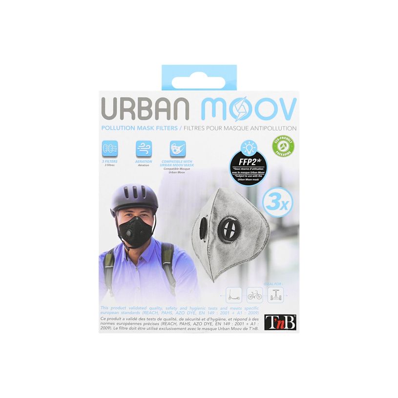 3303170097588-T'nB Urban Moov UM-PACK - Filtre de rechange pour masque facial - 100 % coton - FFP2 (pack-P_300053843_9-5