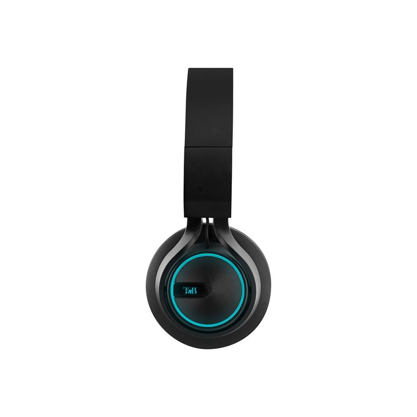 3303170098370-T'nB AIR LIGHT - Casque LED sans fil avec micro - bluetooth - noir-P_300053844_8-2