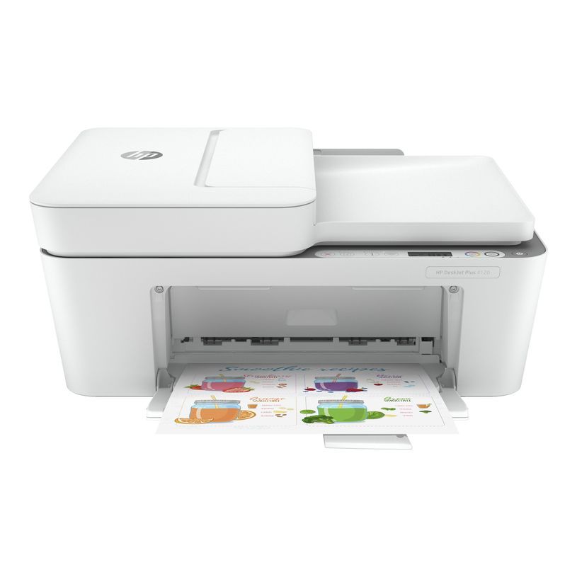 0194441900590-HP DeskJet Plus 4120 All-in-One - Imprimante multifonctions - couleur - jet d'encre - A4 (210 x 297 mm) (original) - A4/Legal (support) - jusqu'à 6 ppm (copie) - jusqu'à 8.5 ppm (impression) - 60 feuilles - 14-P_300053888_1-0