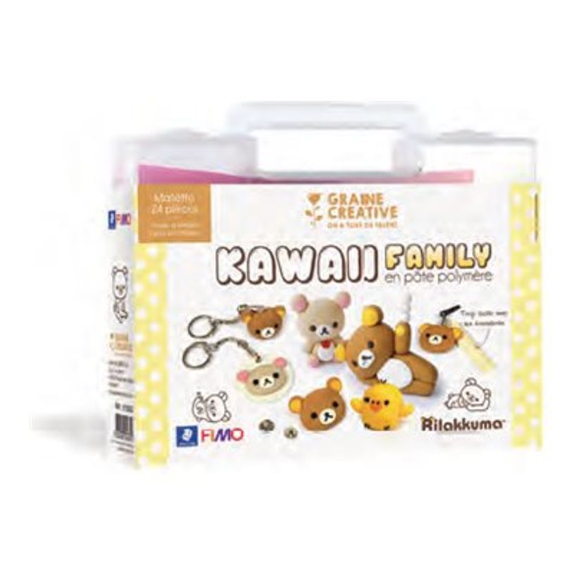 3532438150325-FIMO Soft Kawaii Family - Ensemble de pâte à modeler - Rilakkuma-P_300054553_1-0