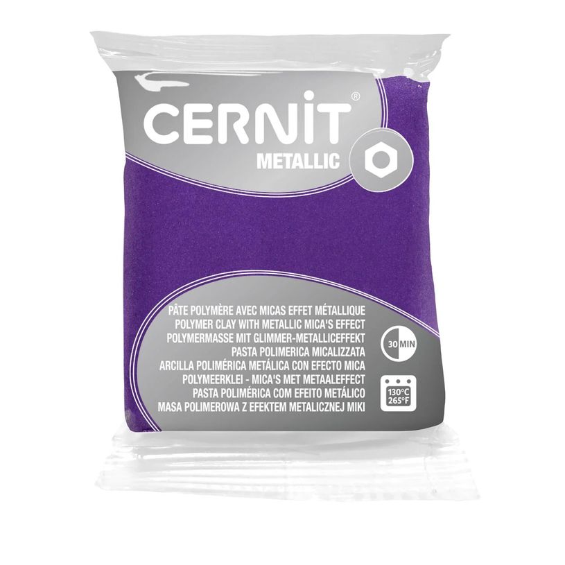 5411711459776-Cernit Metallic - Pâte à modeler - 56 g - violet - argile polymère--0