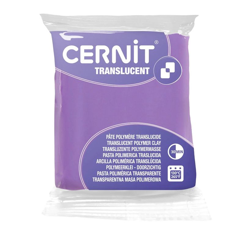 5411711450148-Cernit Translucent - Pâte à modeler - 56 g - violet - argile polymère--0