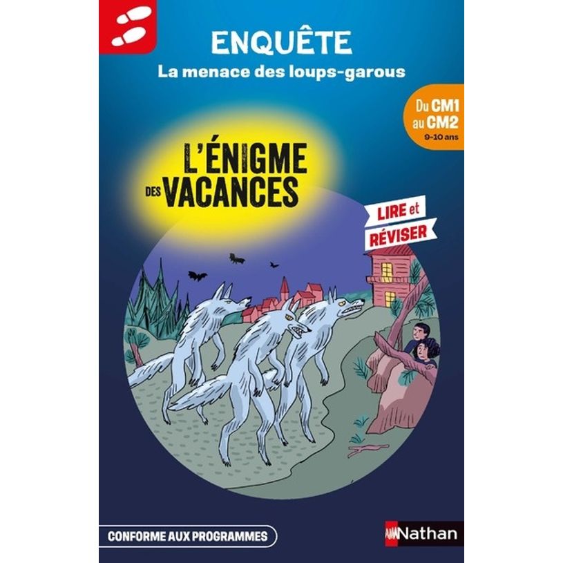 9782091931531-L'énigme des vacances - La menace des loups-garous - du CM1 au CM2--0