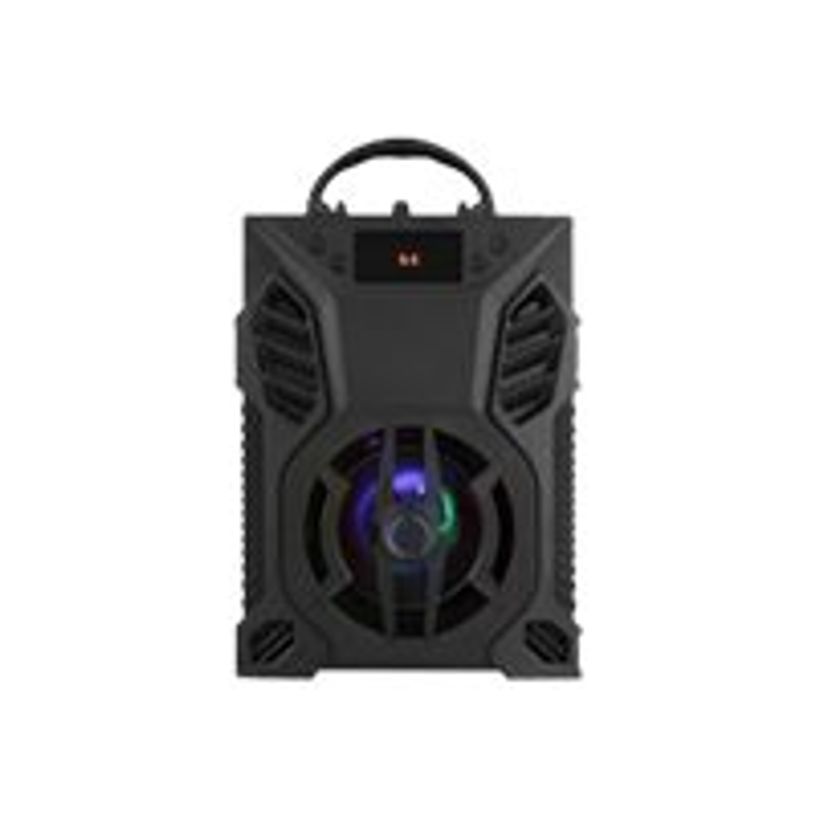 3303170115138-T'nB CUBE BLASTER - Enceinte sans fil avec micro karaoké - bluetooth - 40 Watt - noir-P_300055419_5-1