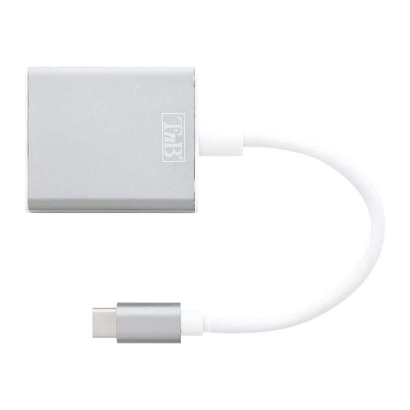 3303170082195-T'nB - Adaptateur vidéo - 24 pin USB-C (M) pour HD-15 (VGA) (F) - blanc-P_300055794_7-1