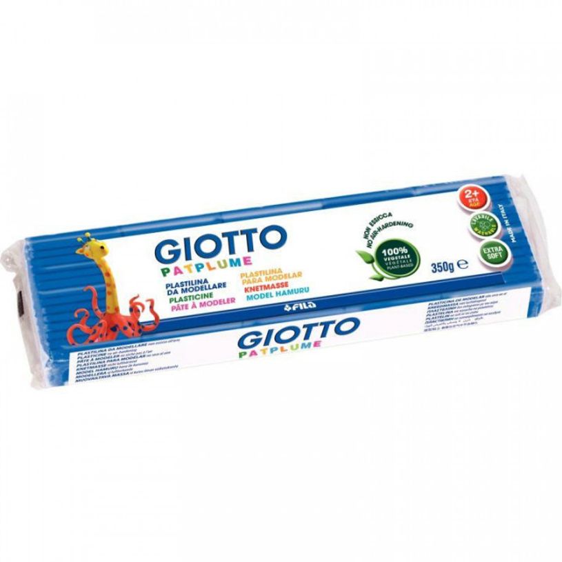 8000144510344-Giotto Patplume - Pâte à modeler - 350 g - bleu clair--0