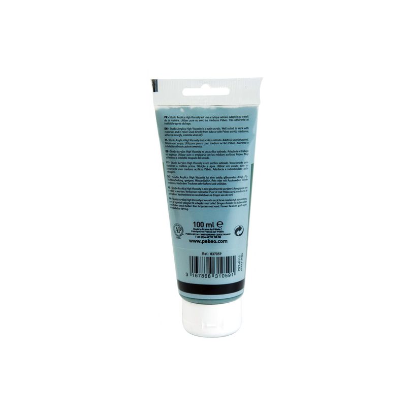 3167868310591-Pebeo Studio Acrylics - Peinture acrylique à base d'eau - 100 ml - vert sève-P_300075167_3-1