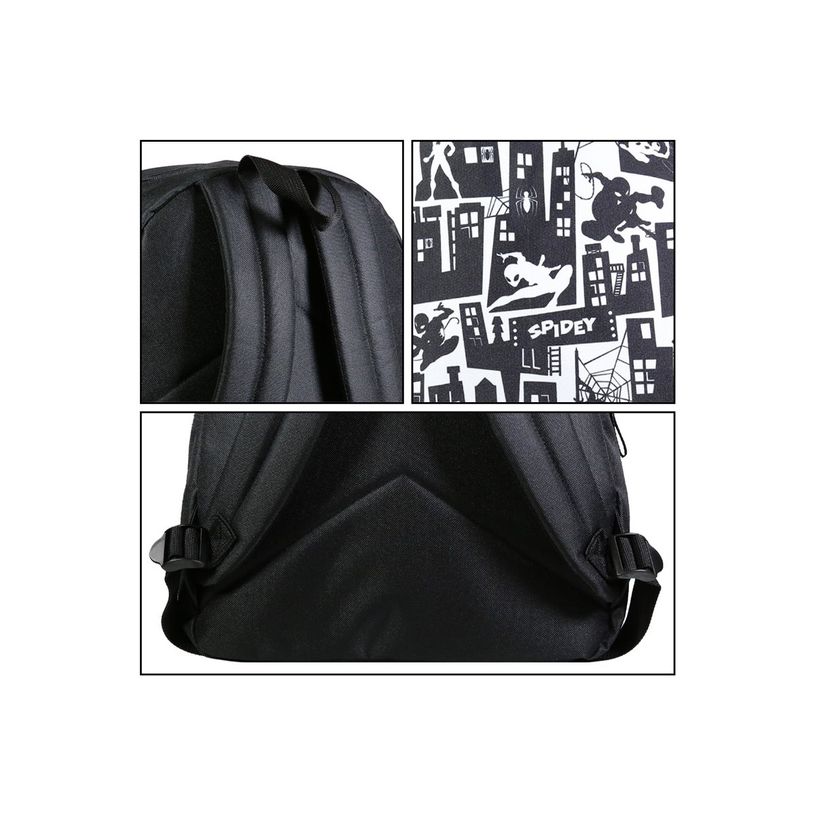 3666311012995-Bagtrotter - Cartable - 1 compartiment - polyester - noir, blanc, gris - Spider-Man-P_300075408_7-7