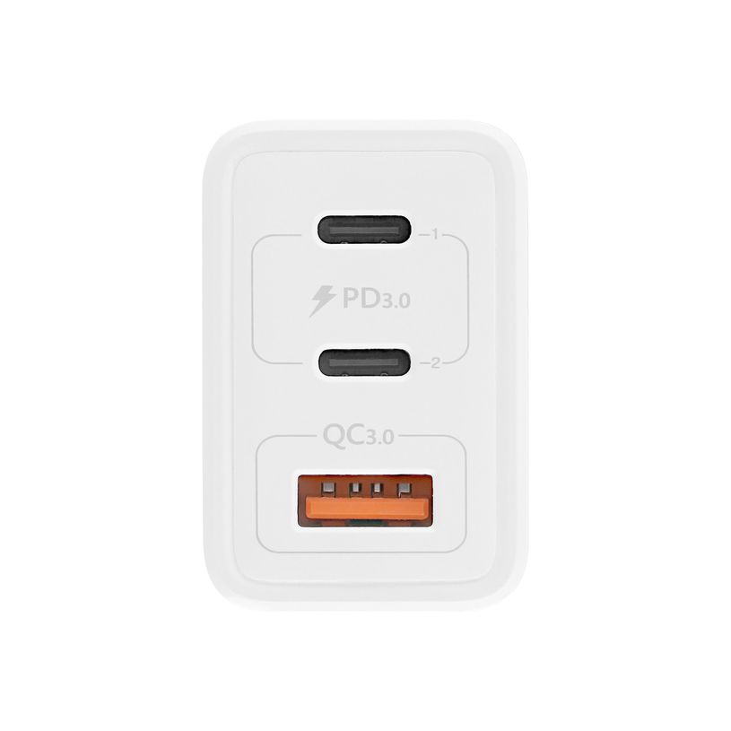 3303170111246-T'nB - Adaptateur secteur - GaN - 65 Watt - 3 A - PD 3.0, QC 3.0, Turbo Charge - 3 connecteurs-P_300080639_8-3