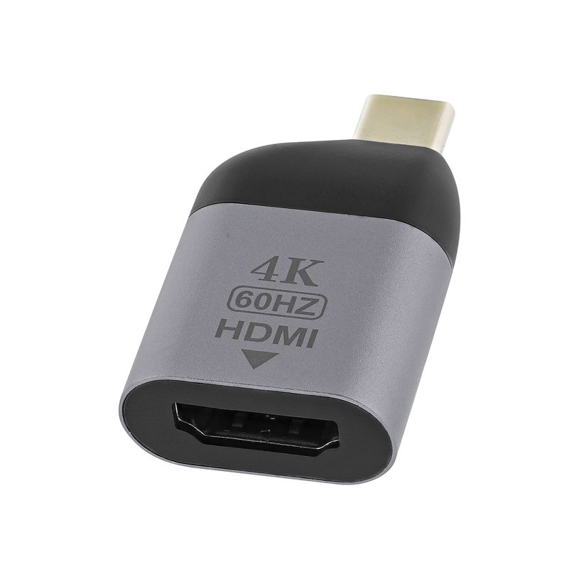 3303170108871-T'nB iClick - Adaptateur vidéo - 24 pin USB-C mâle pour HDMI femelle - gris foncé-P_300080649_10-1