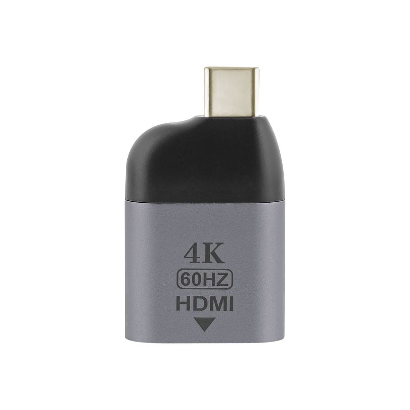 3303170108871-T'nB iClick - Adaptateur vidéo - 24 pin USB-C mâle pour HDMI femelle - gris foncé-P_300080649_9-0