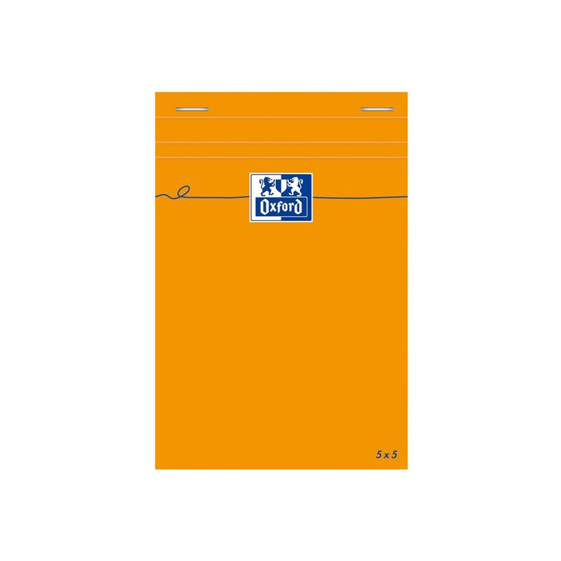 3020121062784-Oxford - Bloc notes - 10 x 15 cm - 160 pages - petits carreaux - 80G - orange-P_301204_1-0