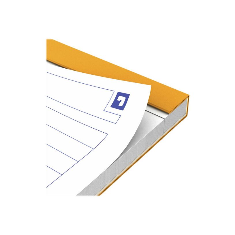 3020121062869-Oxford - Bloc notes - A4 + - 160 pages - ligné - 80G - perforé - orange-P_302308_2-5