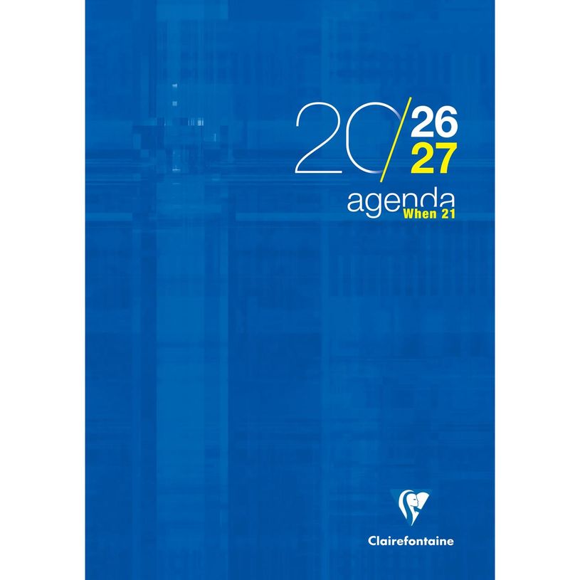 3329680319903-Agenda When - 1 semaine sur 2 pages - A4 (21 x 29,7 cm) - disponible dans différentes couleurs - Exaco--0