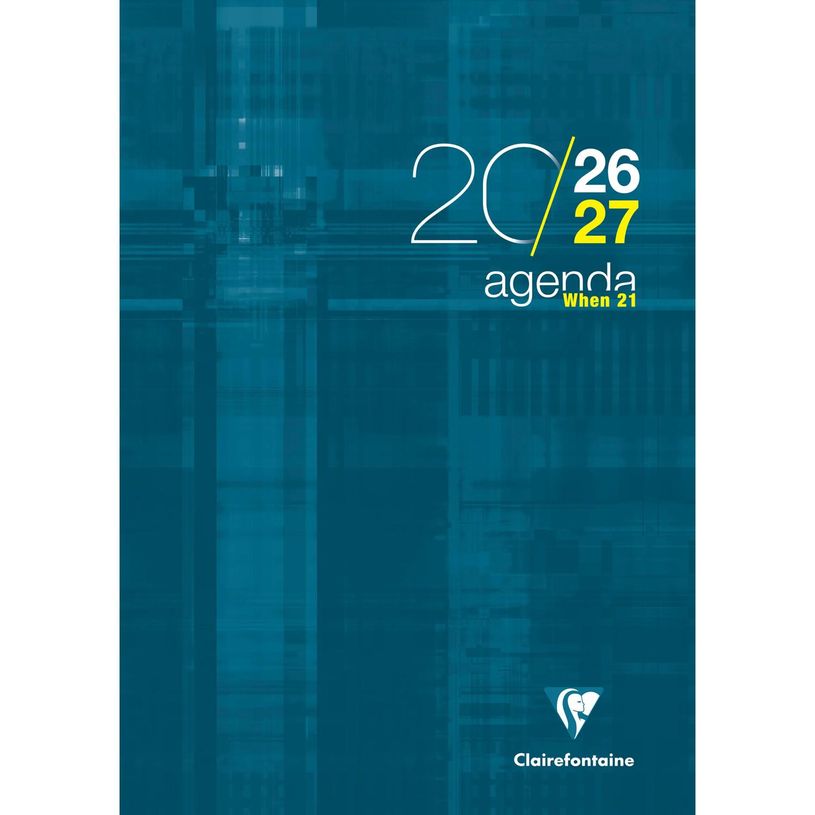 3329680319903-Agenda When - 1 semaine sur 2 pages - A4 (21 x 29,7 cm) - disponible dans différentes couleurs - Exaco--1