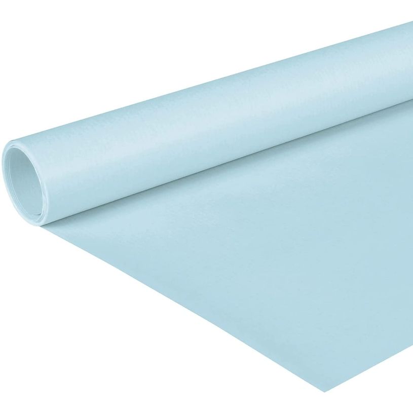 3065503049274-Clairefontaine - Papier cadeau kraft - 70 cm x 3 m - 65 g/m² - bleu ciel-P_3210027_1-0