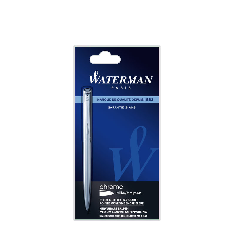 3501170174999-Waterman - Bille Chrome Waterman-P_322340_1-0