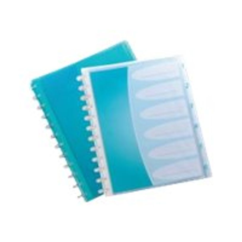 3045050096198-Hawai - Porte vues à pochettes amovibles Variozip - 60 vues - A4 - bleu translucide-P_326026_2-1