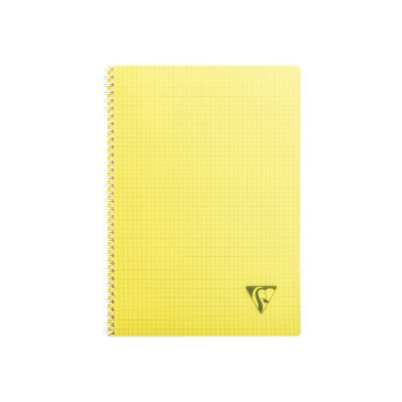 3329683281252-Clairefontaine Linicolor - Cahier polypro à spirale A4 (21x29,7cm) - 100 pages - petits carreaux (5x5mm) - disponible-P_328125_4-3